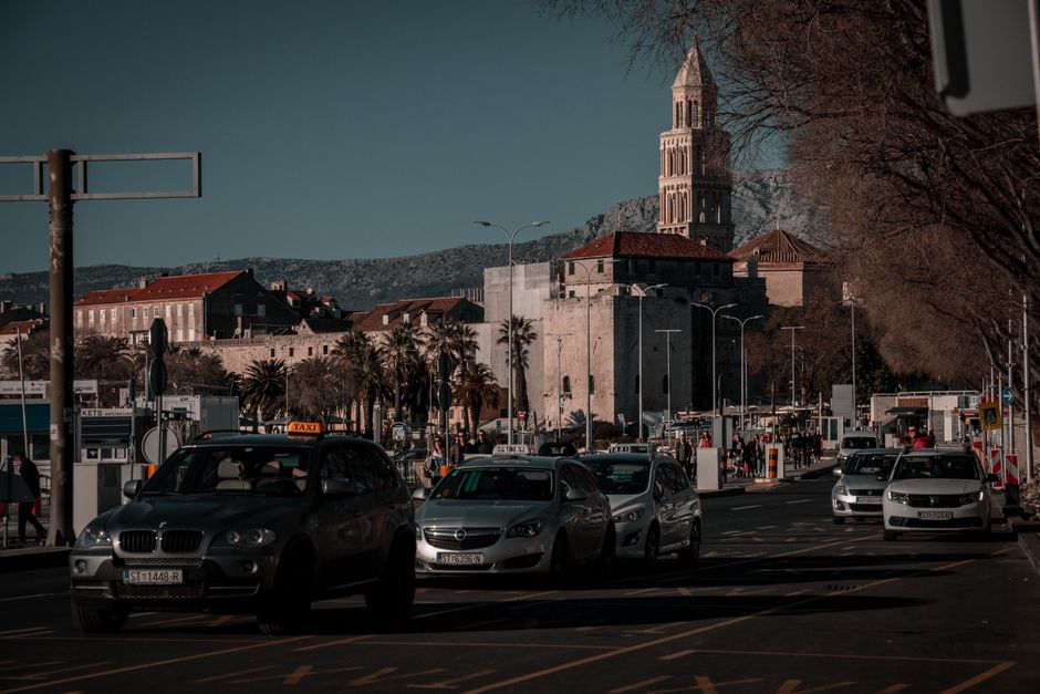 Split, Hrvatska — Ulica Domovinskog rata 45